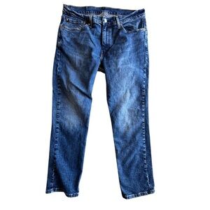 Levi's 511 Jeans Mens 34x29 Dark Wash Denim Straight Casual